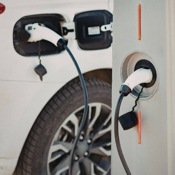 EV charger installation by Auto Gate Guys Perth with electric vehicle charging station in use.