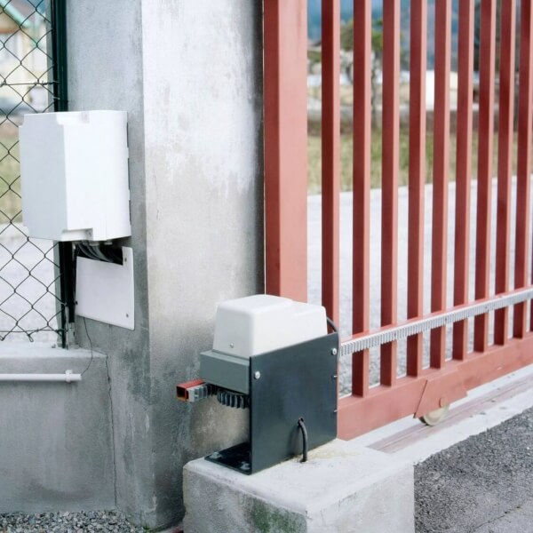 Gate motor installation for automatic sliding gate system by Auto Gate Guys Perth, designed for smooth operation and reliable access control across Perth properties.